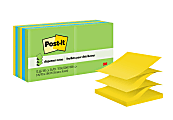 Post-it Pop Up Notes, 3 in x 3 in, 12 Pads, 100 Sheets/Pad, Clean Removal, Floral Fantasy Collection