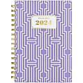2024-2025 AT-A-GLANCE® BADGE 13-Month Weekly/Monthly Planner, 5-1/2" x 8-1/2", Purple Geo, January 2024 To January 2025, 1675G-200 1 thumbnail image