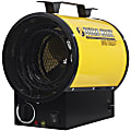 DuraHeat EUH4000 Electric Forced Air Heater - Stainless Steel - Electric - Electric - 3751.31 W - 3750 W - 230 V AC - 20 A - Indoor - Portable - Yellow, Black