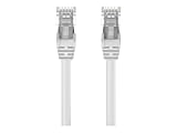 Belkin 1ft CAT6 Ethernet Patch Cable Snagless, RJ45, M/M, White - Patch cable - RJ-45 (M) to RJ-45 (M) - 1 ft - UTP - CAT 6 - molded, snagless - white - for Omniview SMB 1x16, SMB 1x8; OmniView SMB CAT5 KVM Switch