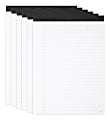 TUL® Writing Pads, Letter Size, Wide Rule, 50 Sheets Per Pad, White, Pack Of 6 Pads 1 thumbnail image