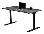 Realspace® Magellan Performance Electric 60"W Height-Adjustable Standing Desk, Gray