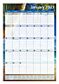 Office Depot® Brand Monthly Wall Calendar, 22" x 15", Paradise, January To December 2023, ODUS2201-005 1 thumbnail image