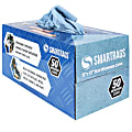 Hospeco SmartRags® Disposable Microfiber Towels, 18 Gram, 180 GSM, 12" x 12", Blue, 50 Towels Per Box, Case Of 8 Boxes 1 thumbnail image