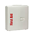 First Aid Only Smart Compliance Class A 50-Person First Aid Cabinet, 14 5/16"H x 13 5/16"W x 4"D, White 1 thumbnail image