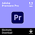Adobe Premiere Pro, 2025, 1-Year Subscription, Mac/Windows, Download