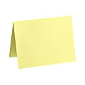 LUX Folded Cards, A9, 5 1/2" x 8 1/2", Lemonade Yellow, Pack Of 250