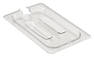 Cambro Camwear 1/4 Notched Food Pan Lids With Handles, Clear, Set Of 6 Lids 1 thumbnail image