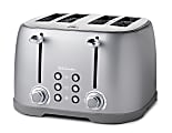 Betty Crocker 4-Slice Extra-Wide-Slot Multi-Function Toaster, Silver 1 thumbnail image