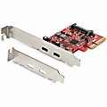 StarTech.com 2-port 10Gbps USB C PCIe Card Adapter - USB 3.1 Gen 2 Type-C PCI Express Expansion Add-On Card - PEXUSB312C3 1 thumbnail image