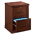 Realspace® Premium 18-9/10"D Vertical 2-Drawer File Cabinet, Dark Cherry 1 thumbnail image