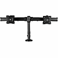 StarTech.com Desk-Mount Dual-Monitor Arm, For up to 27"(17.6lb/8kg) Monitors, Low Profile Design, Clamp/Grommet Mount, Dual Monitor Mount 1 thumbnail image