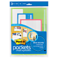Post-it® Pockets, Assorted Sizes, Assorted Colors, Pack Of 3 1 thumbnail image