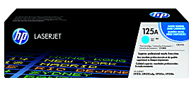 HP 125A Cyan Toner Cartridge, CB541A 1 thumbnail image