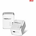 TRENDnet Powerline 1300 AV2 Adapter Kit, Includes 2x TPL-422E Powerline Ethernet Adapters, IEEE 1905.1 & IEEE 1901 1 thumbnail image