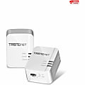 TRENDnet TPL-422E2K - Kit - bridge - - 1GbE - wall-pluggable (pack of 2)