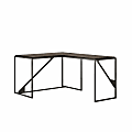 Bush Furniture Refinery 50"W L-Shaped Industrial Desk, Dark Gray Hickory, Standard Delivery 1 thumbnail image
