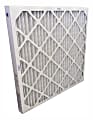 Tri-Dim Pro HVAC Pleated Air Filters, Merv 9, 14"W x 25"H x 2"D, Case Of 6