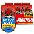Scotch® Heavy Duty Shipping Packing Tape, 6 Tape Rolls with Dispensers, 1 7/8 in x 22.2 yd, 1.5" Core, Designed  - 1426 1 thumbnail image