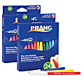 Prang Classic Art Markers, Fine Tip, Assorted Colors, 24 Markers Per Pack, Set Of 2 Packs 1 thumbnail image