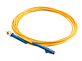 C2G 8m LC-ST 9/125 Simplex Single Mode OS2 Fiber Cable - Yellow - 26ft - Patch cable - LC single-mode (M) to ST single-mode (M) - 8 m - fiber optic - simplex - 9 / 125 micron - OS2 - yellow