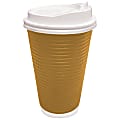 Amscan Kraft Paper Coffee Cups, 12 Oz, Brown, Pack Of 50 Cups, Case Of 3 Packs 1 thumbnail image