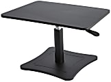 Victor High™ Rise Collection Height-Adjustable Wood Laptop Desk Riser, 15 1/4"H x 21"W x 13"D, Black 1 thumbnail image