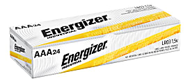Energizer® Industrial AAA Alkaline Batteries, Pack Of 24