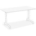 Lorell® Rectangular Invent Training Table Top, 60"W, White 1 thumbnail image