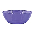 Amscan 10-Quart Plastic Bowls, 5" x 14-1/2", New Purple, Set Of 3 Bowls 1 thumbnail image
