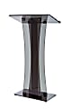 Alpine AdirOffice Stand-Up Floor Podium Lectern, 47”H x 26”W x 13”D, Black 1 thumbnail image