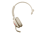 Jabra Evolve2 65 UC Mono - Headset - on-ear - convertible - Bluetooth - wireless - USB-A - noise isolating - beige 1 thumbnail image