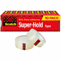 Scotch® Super-Hold Tape, 3/4" x 1,000", Clear, Pack Of 10 Rolls 1 thumbnail image