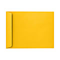 LUX Open-End Envelopes, 6" x 9", Peel & Press Closure, Sunflower Yellow, Pack Of 1,000