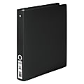 Wilson Jones® Flexible Accohide® Poly 3-Ring Binder, 1" Round Rings, Black 1 thumbnail image