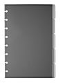 TUL® Discbound Tab Dividers, Junior Size, Gray, Pack of 5