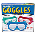 Learning Resources Rainbow Safety Goggles, Assorted Colors, Pack Of 6 1 thumbnail image