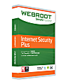 Webroot® SecureAnywhere™ Internet Security Plus With Antivirus, 3 Devices, 1 Year Subscription, For PC/Mac®, Disc