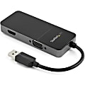 StarTech.com USB 3.0 to HDMI and VGA Adapter -4K/1080p USB Type A Dual Monitor Multiport Display Adapter Converter -External Graphics Card 1 thumbnail image