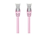 Belkin High Performance - Patch cable - RJ-45 (M) to RJ-45 (M) - 20 ft - UTP - CAT 6 - molded, snagless - pink -  - A3L98020PNKS 1 thumbnail image