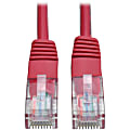 Eaton Tripp Lite Series Cat5e 350 MHz Molded (UTP) Ethernet Cable (RJ45 M/M), PoE - Red, 10 ft. (3.05 m) - N002010RD 1 thumbnail image