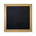 COSCO® Vinyl/Felt Vertical Letterboard, 10" x 10", Black 1 thumbnail image