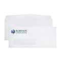 Custom #10, Full-Color, Single Window Business Envelopes, 4-1/8" x 9-1/2", White Wove, Box Of 250 1 thumbnail image