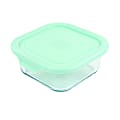 Martha Stewart Glass Container With Lid, 2-1/2”H x 6-1/4”W x 6-3/4”D, Mint 1 thumbnail image