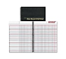 Rediform Class Record & Roll Book - 40 Sheet(s) - Wire Bound - 8.50" x 11" Sheet Size - Brown - White Sheet(s) - Black Cover - Recycled - 1 Each 1 thumbnail image