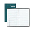 Rediform Granite Series Record Books - 150 Sheet(s) - Gummed - 7.25" x 12.25" Sheet Size - Blue - White Sheet(s) - Blue Print Color - Blue Cover - Recycled - 1 Each