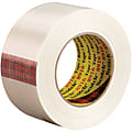 Scotch® 8916 Strapping Tape, 3" Core, 2" x 60 Yd., Clear, Case Of 24