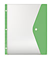 Office Depot® Brand Side-Load Binder Pocket, Letter Size, Green 1 thumbnail image