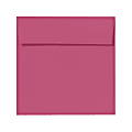 LUX Square Envelopes, 6 1/2" x 6 1/2", Peel & Press Closure, Magenta, Pack Of 250