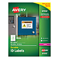 Avery® Durable ID Labels With TrueBlock® Technology, 61532, 5" x 3 1/2", White, Pack Of 200